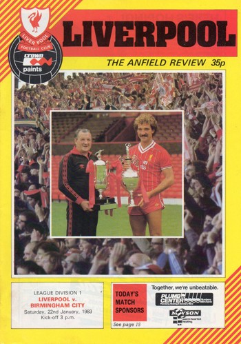 Match programme